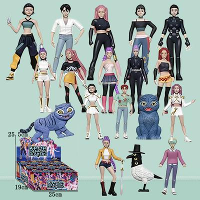 Аниме Kpop Охотники на демонов Набор фигурок-сюрпризов - Коллекционные фигурки Дерпи Тигр Ранимеуми Мира Зои Сасси для фанатов Подарок