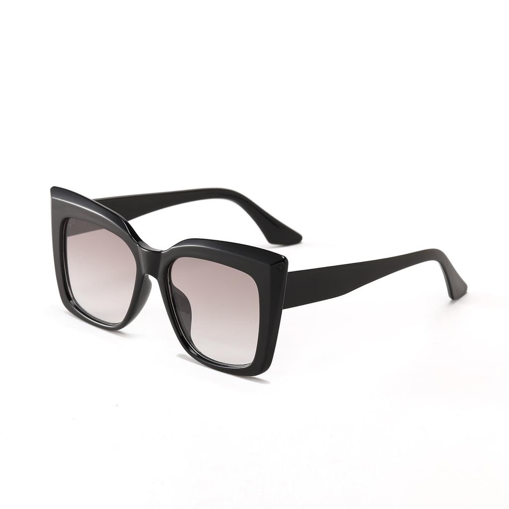 Очки 3558 Cat'S Eye Large Frame Square Corner Hawksbill Frame Sunglasses Women's, Vintage, Multicolor Sunglasses