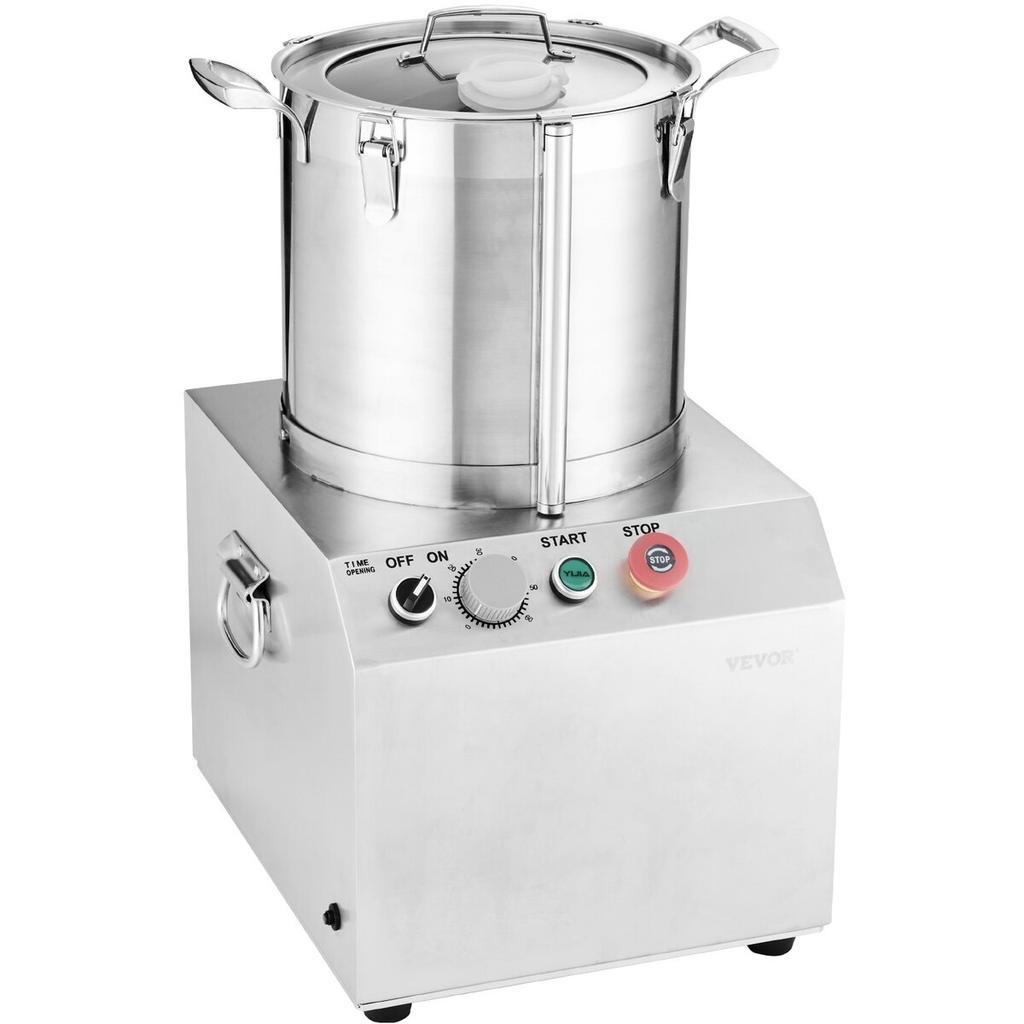 Food Processor & Vegetable Chopper 15L Food-Grade Stainless Steel Blender