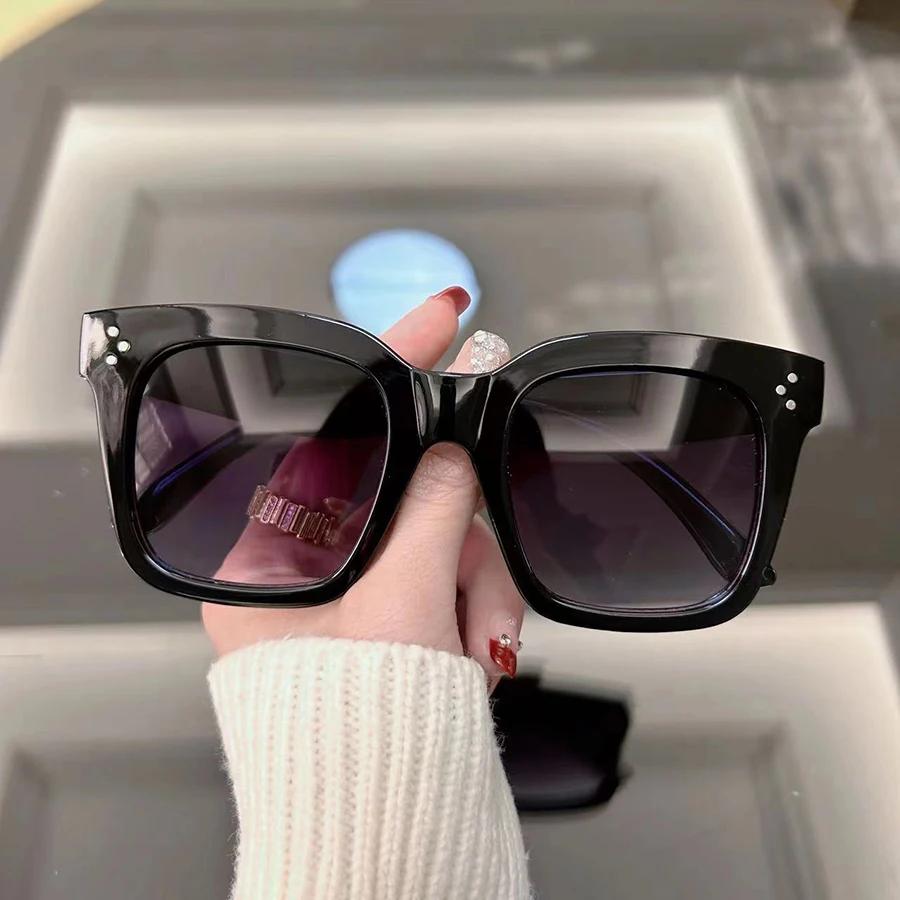 Square Sunglasses Women Men Vintage Designer Fashion Sun Glasses Female Male Brand Mirror Driving Frame Punk