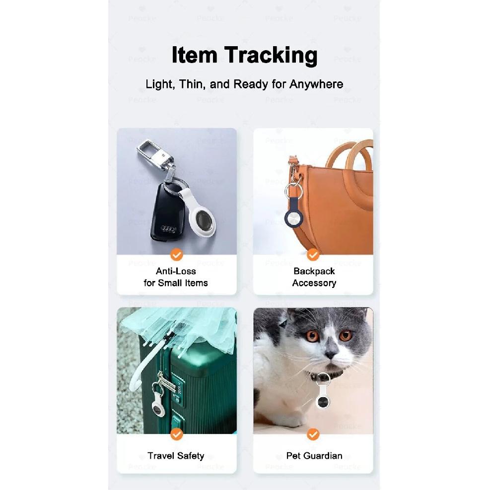 Android Smart Location Tag GPS Tracker Anti-Lost Bluetooth Locator Compatible With Google Find Hub Pet Kids Bag Item Finder
