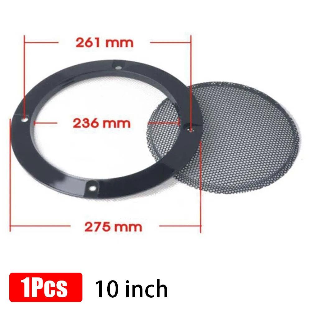 1/2/4/8/10Pcs High-grade Speakers Plastic Frame 2/3/4/5/6.5/8/10 Inch Decorative Mesh