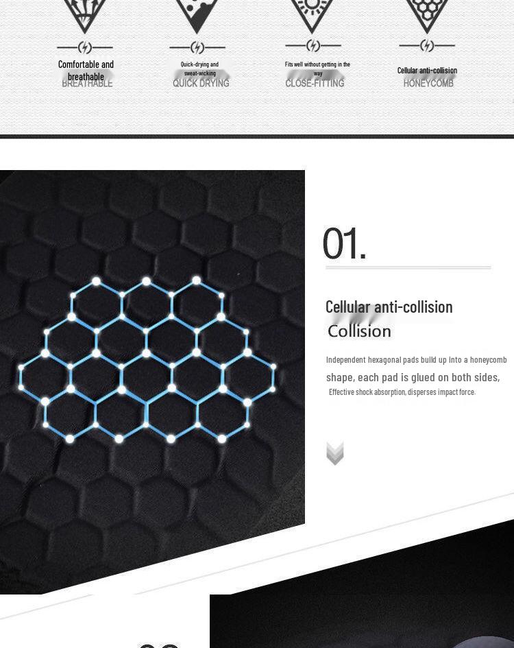 Men's Basketball Compression Pants with Knee Pads - High Elasticity for Sports & Fitness