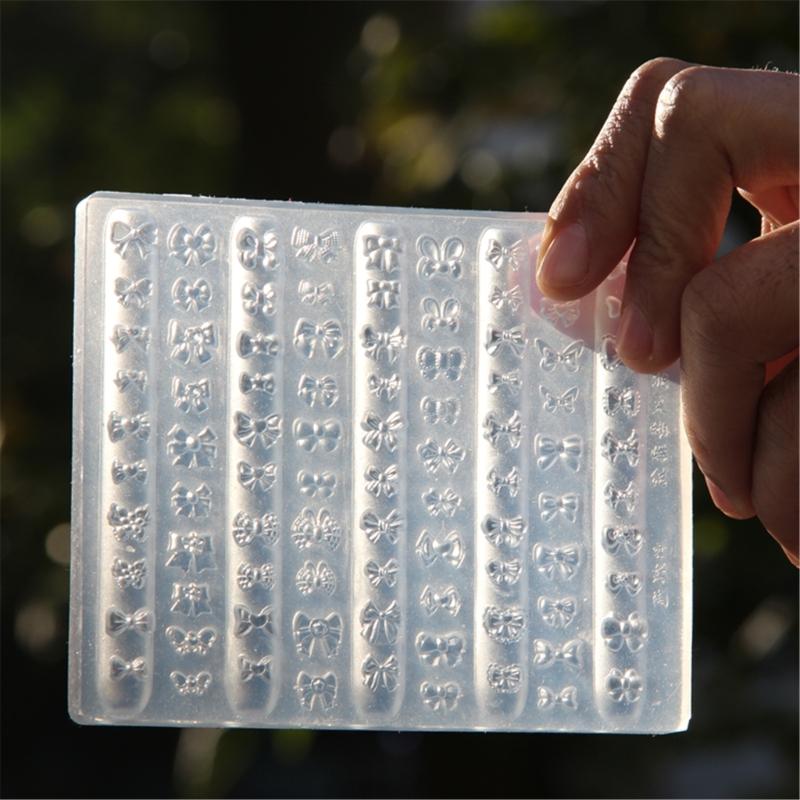 Креативный силиконовый молд для нейл-арта для легкого создания узоров. Мягкие материалы подходят для различных форм и длины ногтей.