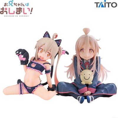 2 шт. Оригинальный подлинный TAITO Милый Настольный теперь я твоя сестра! 7см Ояма Махиро в униформе мультяшный торт украшение подарок ПВХ игрушка