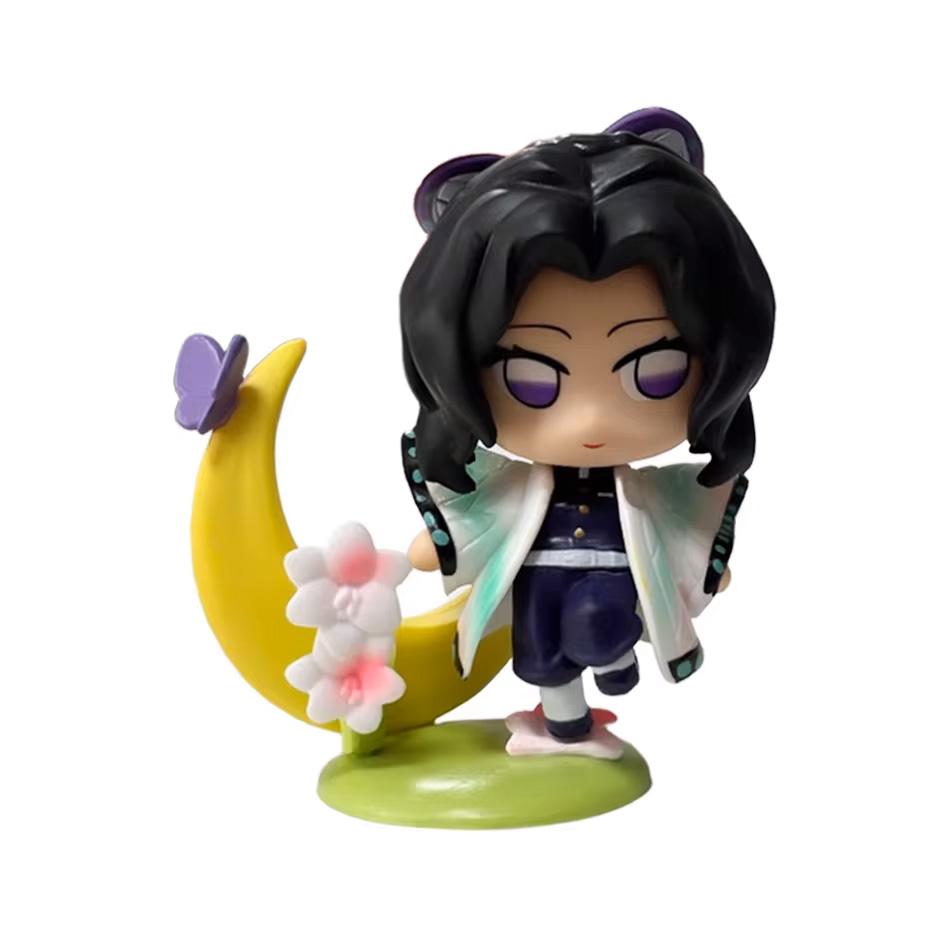 ! Аниме Клинок, рассекающий демонов Фигурка-сюрприз Танджиро Камадо Незуко мультяшная ПВХ Модель Настольное украшение Детский Рождество Новый Год Подарок