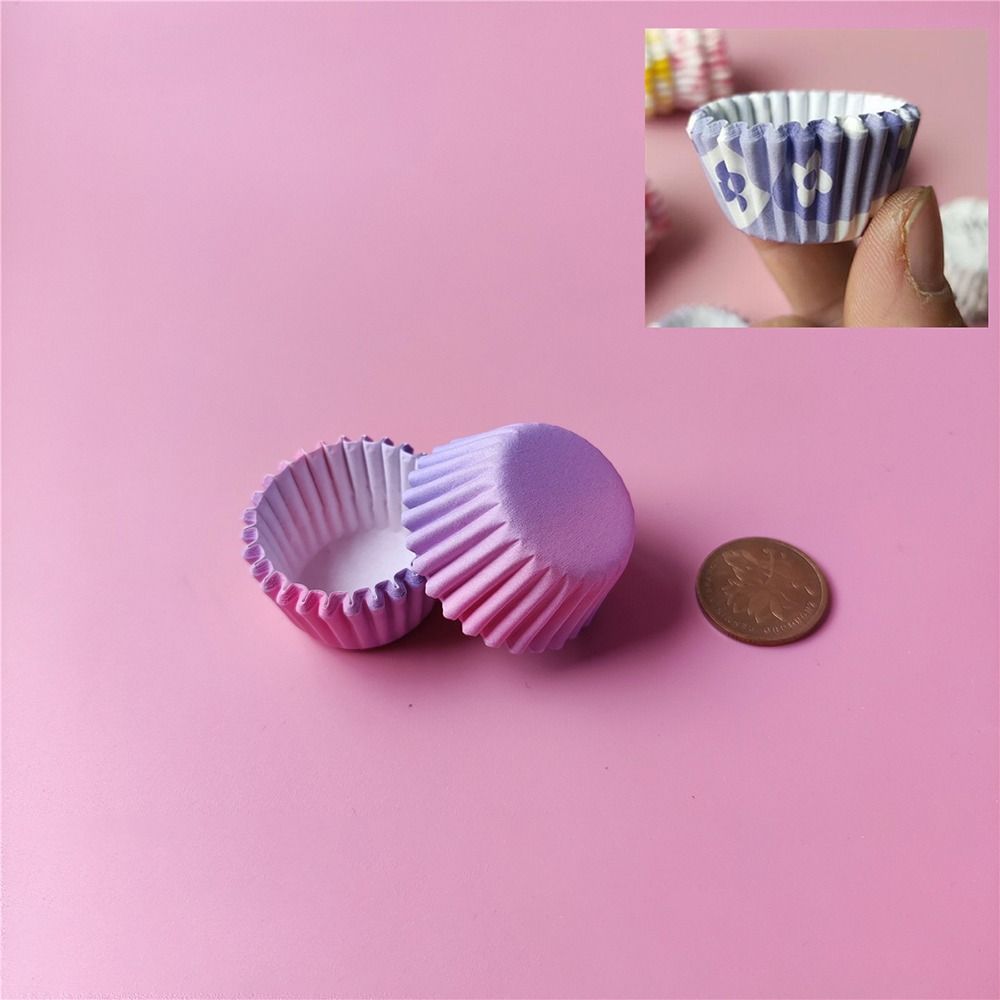 1000pcs Greaseproof Paper Cupcake Liners Disposable Cupcake Wrappers Fashion Muffin Baking Cups