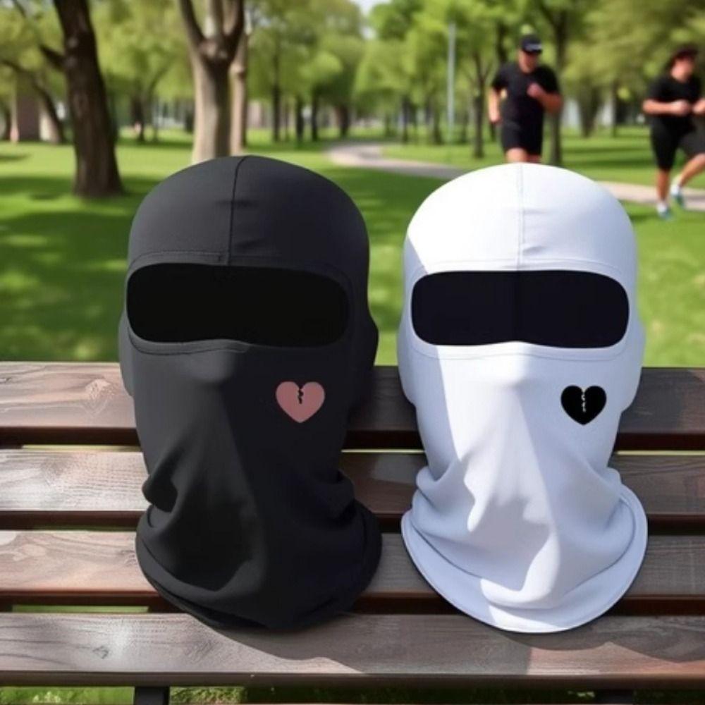 Polyester Full Face Ski Mask Cross Breathable Cycling Balaclava  Hiking Running Skiing