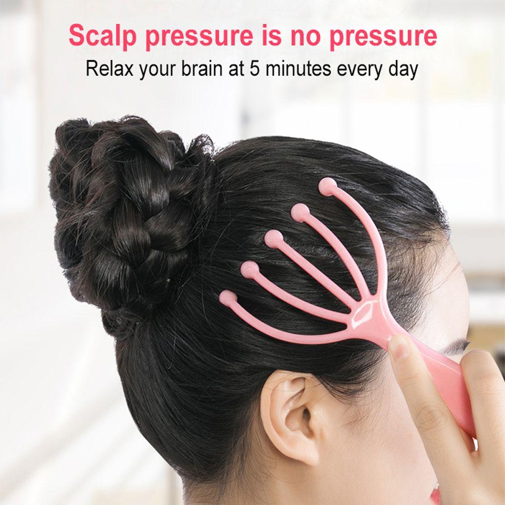 Stress Relif Home Office Use Neck Massage Tool Health Care Five Finger Head Massage Scalp Massager