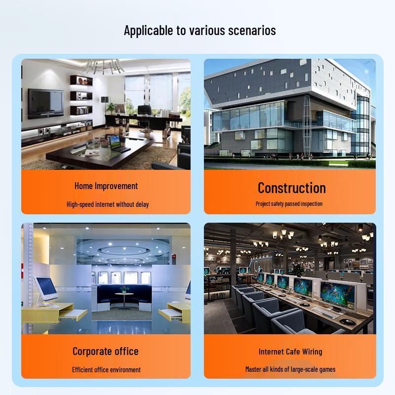 CHOSEAL CAT6 UTP Ethernet-кабель из чистой меди