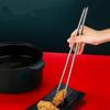 Stainless Steel Long Chopsticks High-temperature Resistant Extended Fried Chopsticks Commercial Heat-resistant Hot Pot Chopstick
