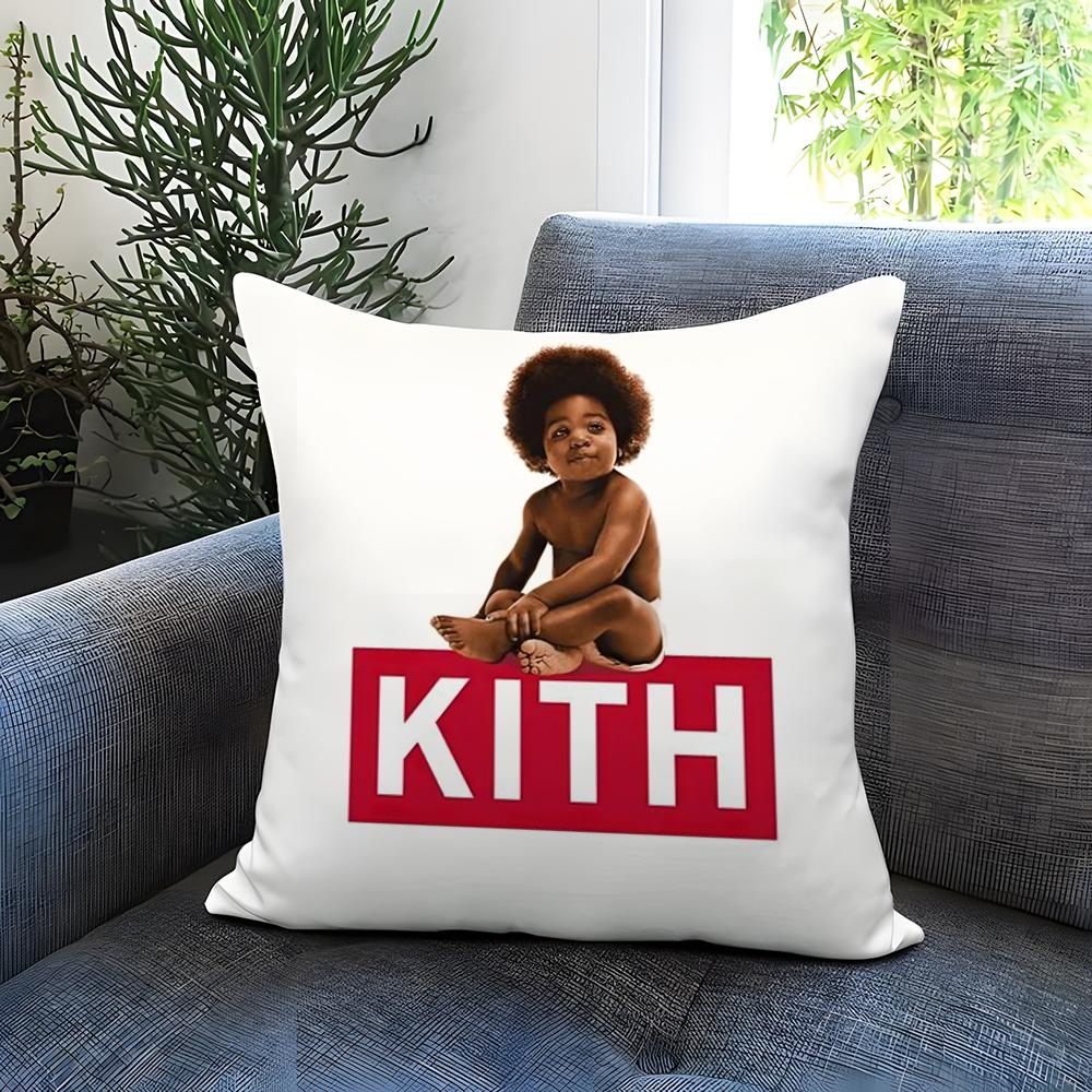 Классический логотип K-KITH Наволочка Удобная Двусторонняя Наволочка Идеально для Автомобиля Дивана Спальни и Не Только