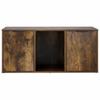 Cat Litter Box Furniture Smoked Oak 100 x 49 x 45 cm Engineered Wood