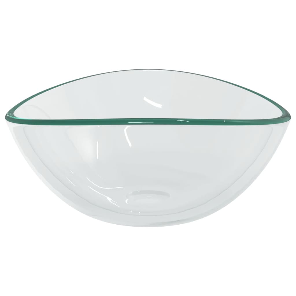 Tempered Glass Washbasin 54.5x35x15.5 cm Transparent