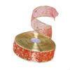 Christmas Ribbon Decorative 100yds Length 5cm Wide Wired Edge Ribbons Festival Gift Wrapping
