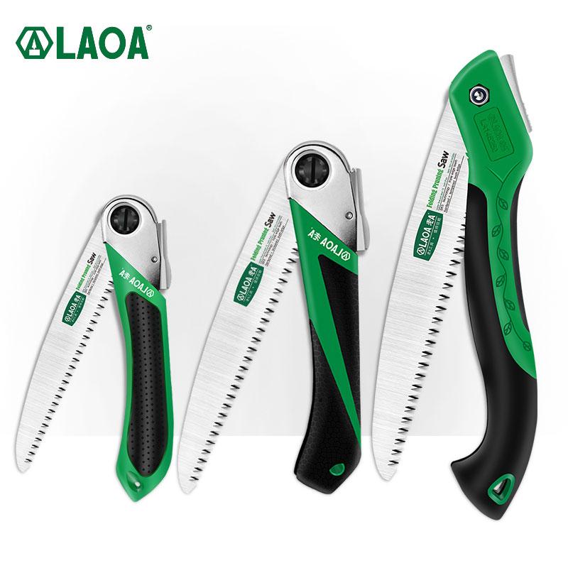 Секатор LAOA, садовый секатор SK5, пилы для кемпинга и отдыха на природе, складная пила с острыми зубьями для самостоятельной работы по дереву и саду