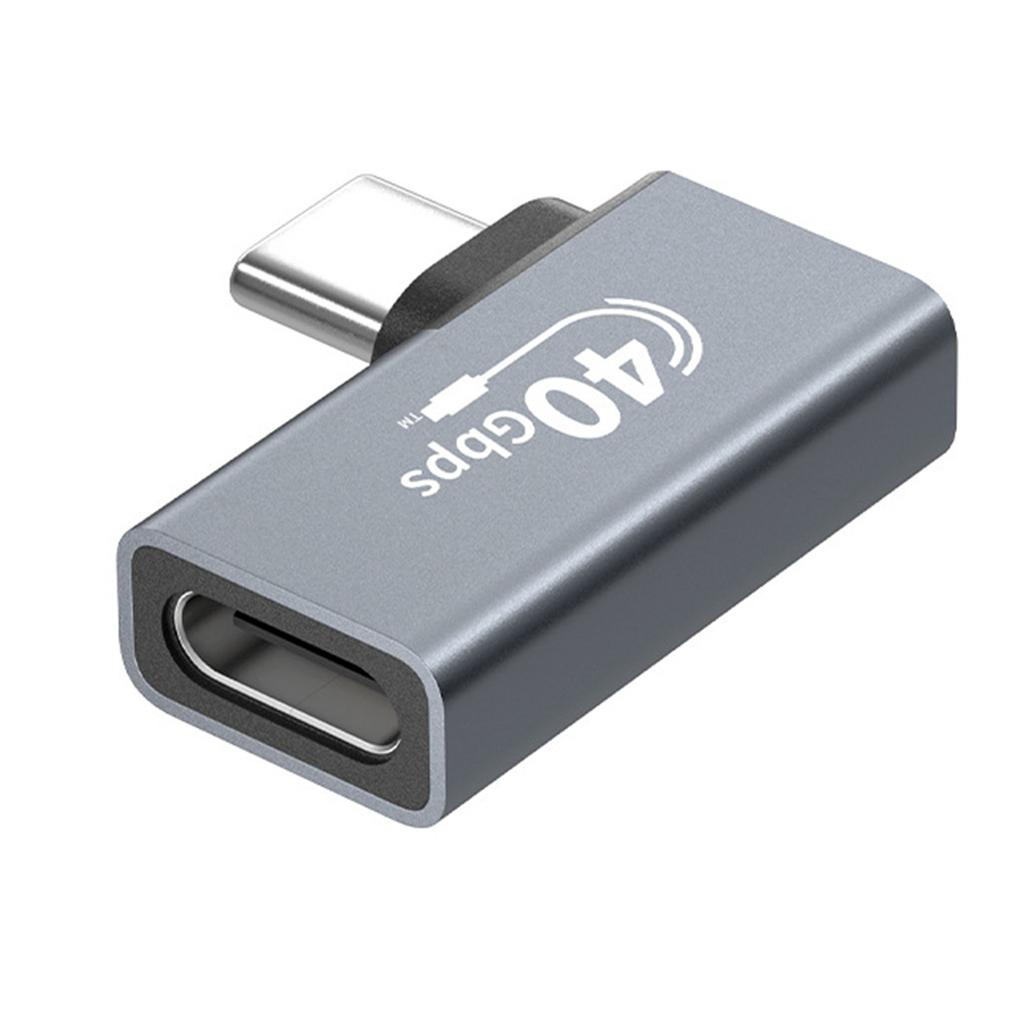 Высокоскоростной USB-адаптер типа C, разъем «папа-мама», быстрая передача данных 40 Гбит/с, быстрая зарядка PD 100 Вт