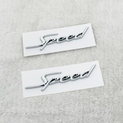 Car ABS Speed Logo Trunk Fender Badge Emblem Decals Sticker For Bentley Flying Spur Mulliner Continental GT Bentayga Accessories Gbfu5