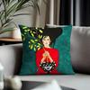 Trending Hhulya Ozdemiried Cushion Cover Antidustmite Pillowcase Invisible Zipper Silky Short Plush Sofa Cushion Cover
