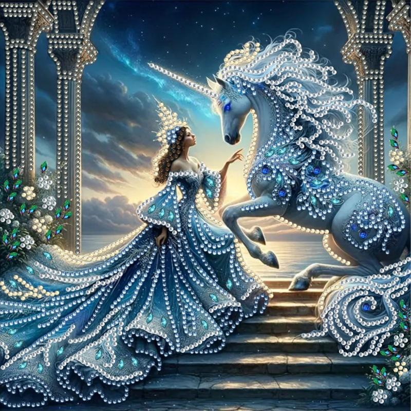 Алмазная мозаика, Алмазная мозаика специальной формы, Набор материалов для ручной работы, Наклейки с алмазами 30 * 30, Декоративная картина своими руками