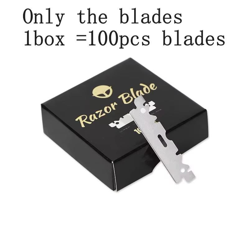 1 шт. Деревянная профессиональная ручная бритва с прямым лезвием из нержавеющей стали, острая парикмахерская бритва, складной бритвенный инструмент для стрижки бороды
