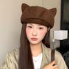 Осенне-зимняя британская ретро восьмиугольная шляпа женская новая модная повседневная шляпа газетчика в японском стиле маленькая литературная шляпа художника с лицом