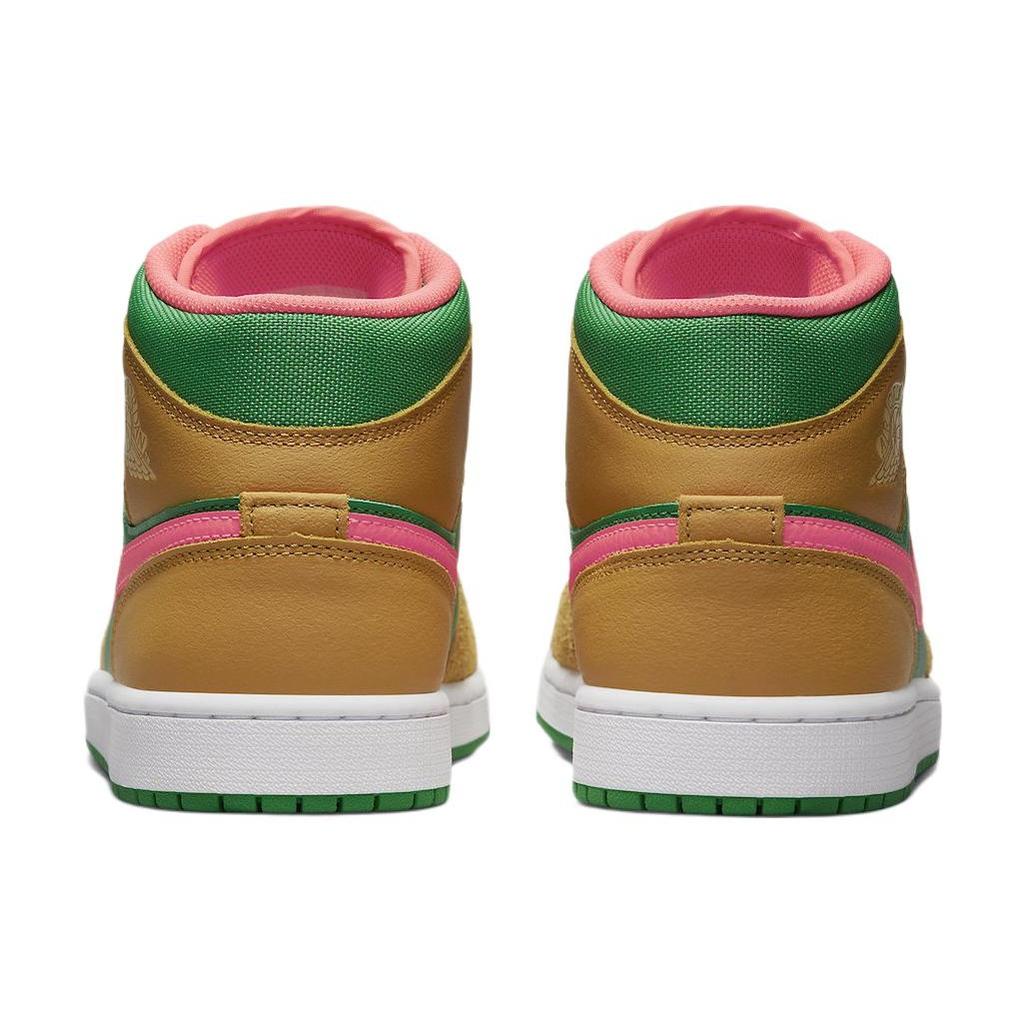 Jordan Air Jordan 1 Mid 'Wheat Watermelon' Men's DX4332-700
