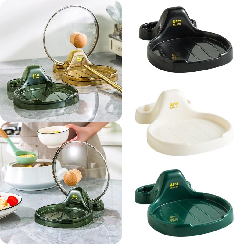 Кухонная полка для крышек кастрюль в виде ракушки - стильный и компактный органайзер для дома