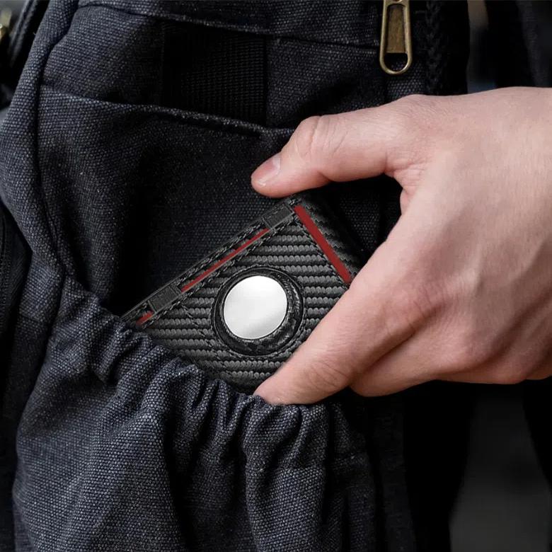 Стильный двухслойный кошелек с блокировкой RFID и выдвижным отделением для карт, идеальный подарок для мужчин billeteras carteras de hombre mens wallets men