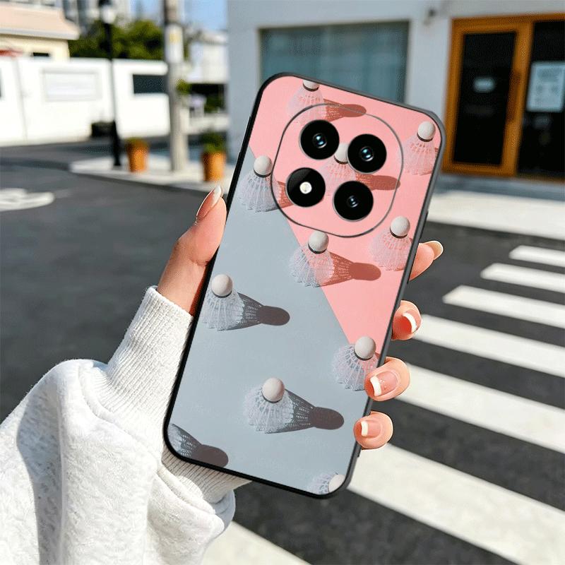 Badminton Sport Soft Phone Case for Xiaomi Redmi Note 12 13 14 15 Pro Plus 11 12S 11S 11T 10 4G Black Cover Back Shell