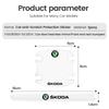 HQKI8 Car Door Bowl Handle Scratch Protective Stickers Car Anti-collision Protection Strip For Skoda Octavia Superb Rapid Kodiaq Karoq