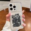 Прозрачный чехол-кошелек с держателем для карт для iPhone 17 Pro 16 15 14 13 12 11 Pro Max Plus, силиконовый противоударный чехол