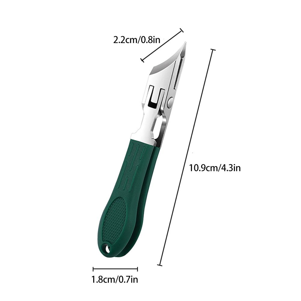 Кусачки для ногтей с большим отверстием Высококлассные Оригинальные Защита от разбрызгивания Канавка для ногтей Специальный нож для ногтей типа «орлиный клюв» Щипцы для толстых ногтей на ногах