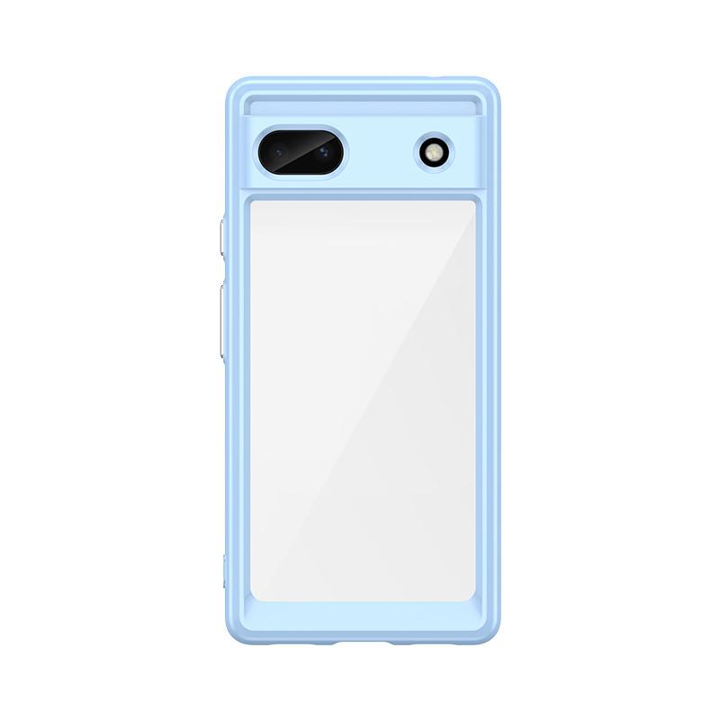 Чехол для Google Pixel 6A, чехол для Google Pixel 6A, 7A, 7, 8 Pro, роскошный прозрачный чехол для ПК, противоударный силиконовый защитный чехол для задней панели телефона