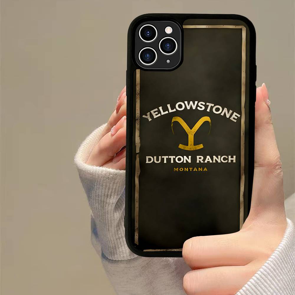 Popular Y-Yellowstone D-Dutton R-Ranch Phone Case For iPhone 16 Pro Max 15 14 Plus 14 13 12 11 17 PC+TPU Cases Back Cover