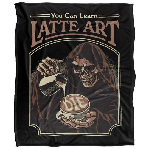 Steven Rhodes Latte Art Soft Touch Blanket
