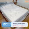 5Pcs Easy to Install Transparent Disposable Bed Dust Cover Waterproof Furniture Protector for Moving House Use