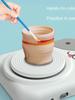 DIY Soft Pottery Clay No-burning No-bake Clay Pottery Clay Machine Electric Turntable Hand-painted Embryonic Pottery Machine