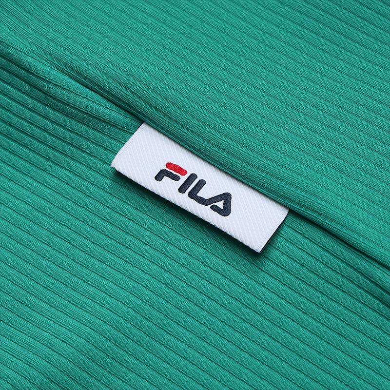 Fila Теннисная футболка с охлаждающим эффектом, отводящая влагу, антибактериальная, простая, модная, универсальная, женские топы A11W633125FDG