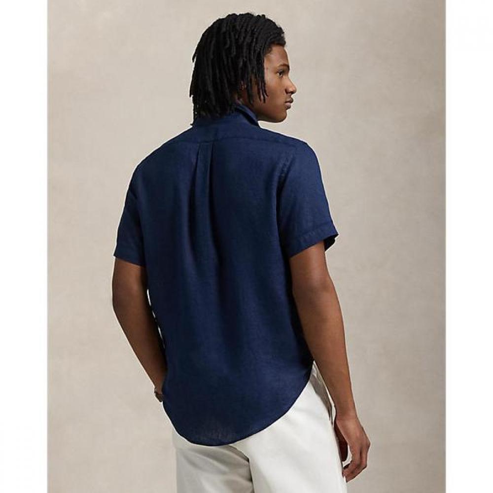 Polo Ralph Lauren Мужская классическая льняная рубашка Mnpowov1n820898410