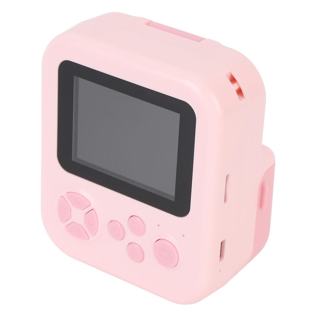 Camera Print 48MP Photo 1080P Video 2.4 In Screen Portable Camera 1200mAh Battery Support Music Games Play with 180 Degree Rotating Lens