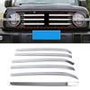 For GWM Tank 300 2024 2024 Front Center Grille Garnish Trim Exterior Accessories Stainless Steel Chrome Glossy Silver Decor