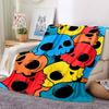 1pc Colorful Skulls Blanket Warm, Cozy, And Soft, Suitable for Sofas, Beds, Cars, And Office Use.Perfect for Camping And Travel, Making It a Great Gif