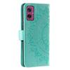 Для Motorola Moto G55 5G Чехол Тисненый Тотем PU Кожаный Кошелек Подставка Чехол для Телефона