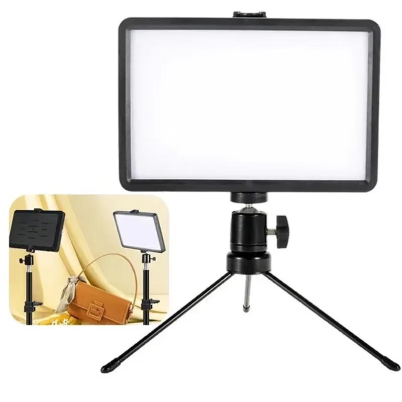 Mini Vlog LED Live Broadcast Fill Light Selfie Fill Lamps Photography Professional Small Desk Lighting Spotlight 4 ColorComes