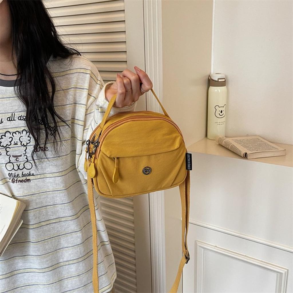 Shoulder Crossbody Handbag Women Nylon Multi Compartment Daily Commute