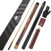 CUESOUL 57-inch Handcrafted 3/4 Joint Snooker Cue with Extension and Lightweight Molded Cue Case (CSSC-D305)