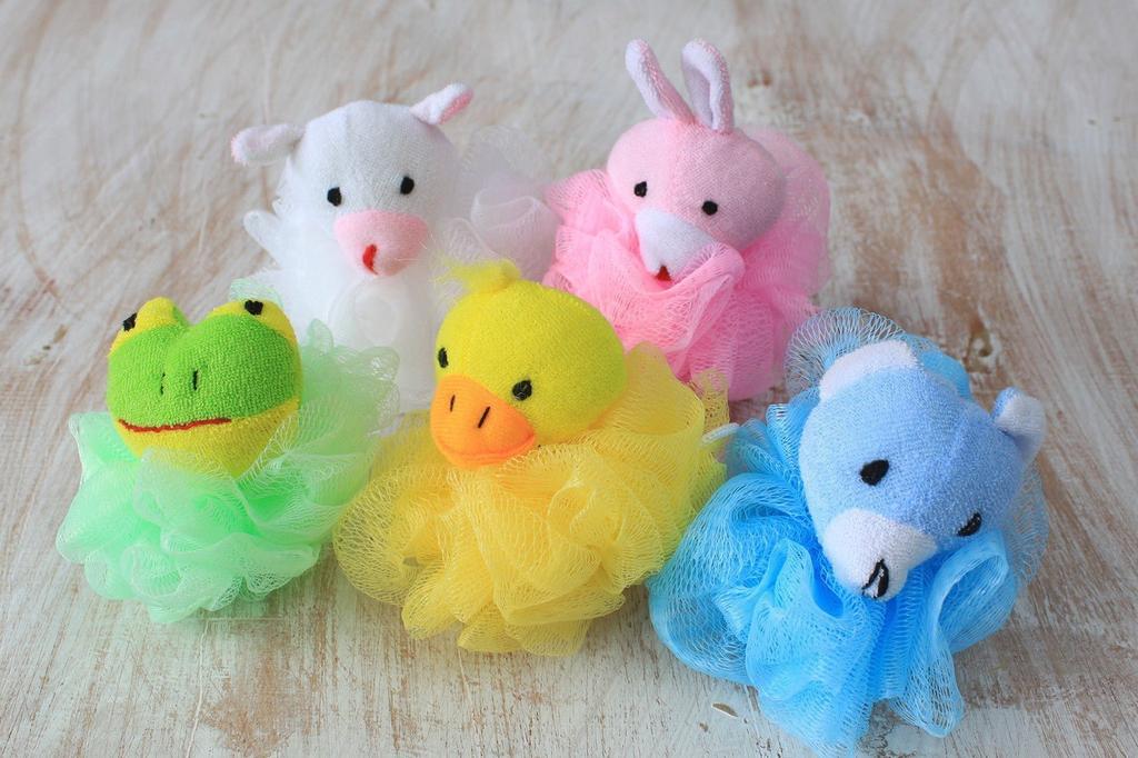 Hair Scrunchie Cotton Animal Design Assorted Colors