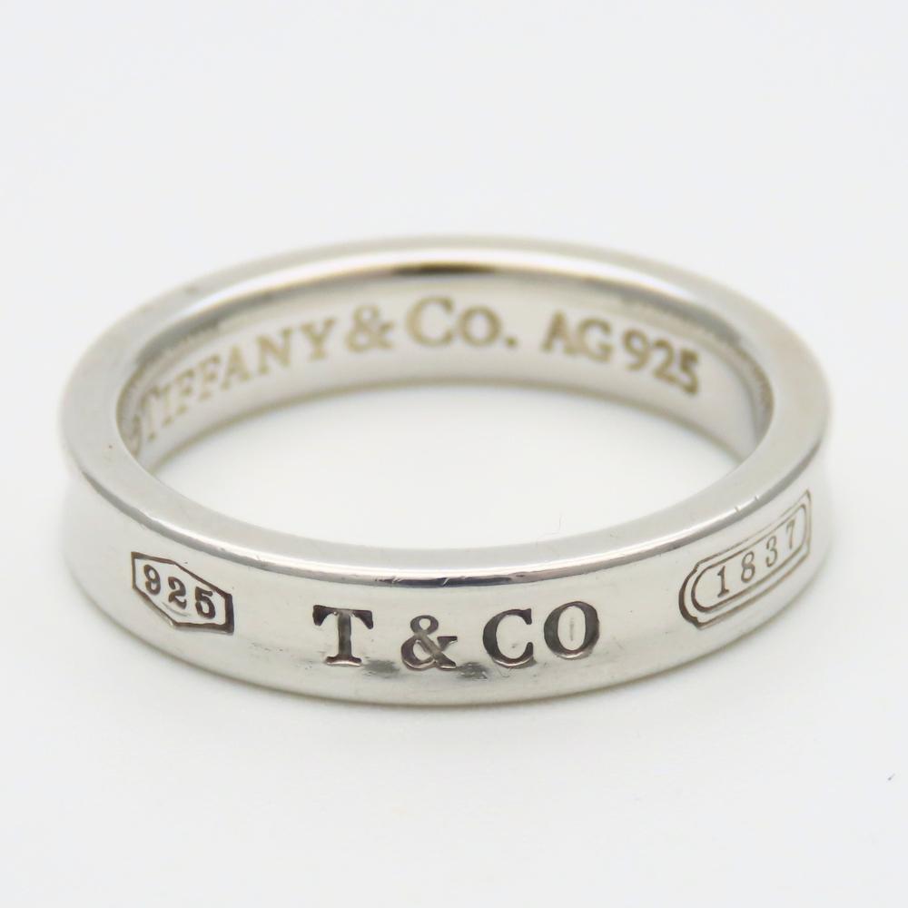 Used TIFFANY&Co. Ring 1837 Narrow EU#51 Silver925 4.0g Silver Accessories
