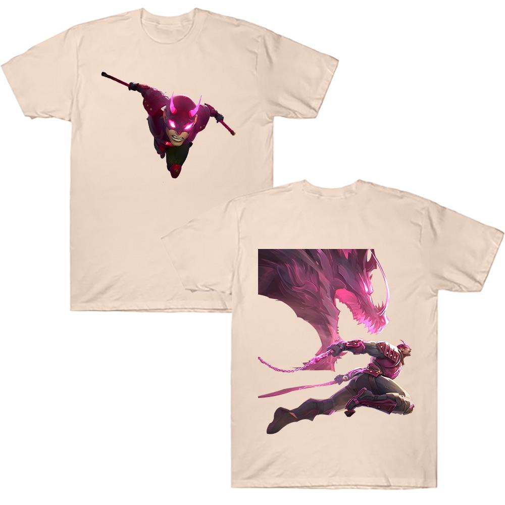 Rivals Daredevil Tees Дуэлянт Герой Daredevil Графические футболки Унисекс Одежда Смешные футболки с круглым вырезом Хлопок Топы с коротким рукавом